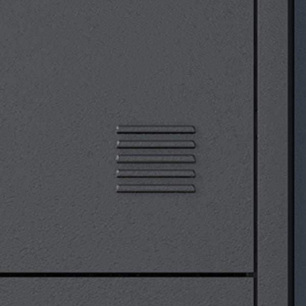 Armadio del guardaroba in metallo del guardaroba contemporaneo per casa, 16,54 "d x 14,96" w x 70,87 "H