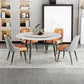 Traditional Luxury Dining Table Stone and Metal Round Tripod Base Dining Table Clearhalo 'Dining Tables & Seating' 'Dining Tables' 'dining_table' 'furn' 'furn_dining_table' 'Furniture' 'furniture_dining_table' 'Kitchen & Dining Furniture' 'kitchen' 'kitchen_dining_table' 1200x1200_0f1f8791-d654-4100-aee8-0d58f5b308b2
