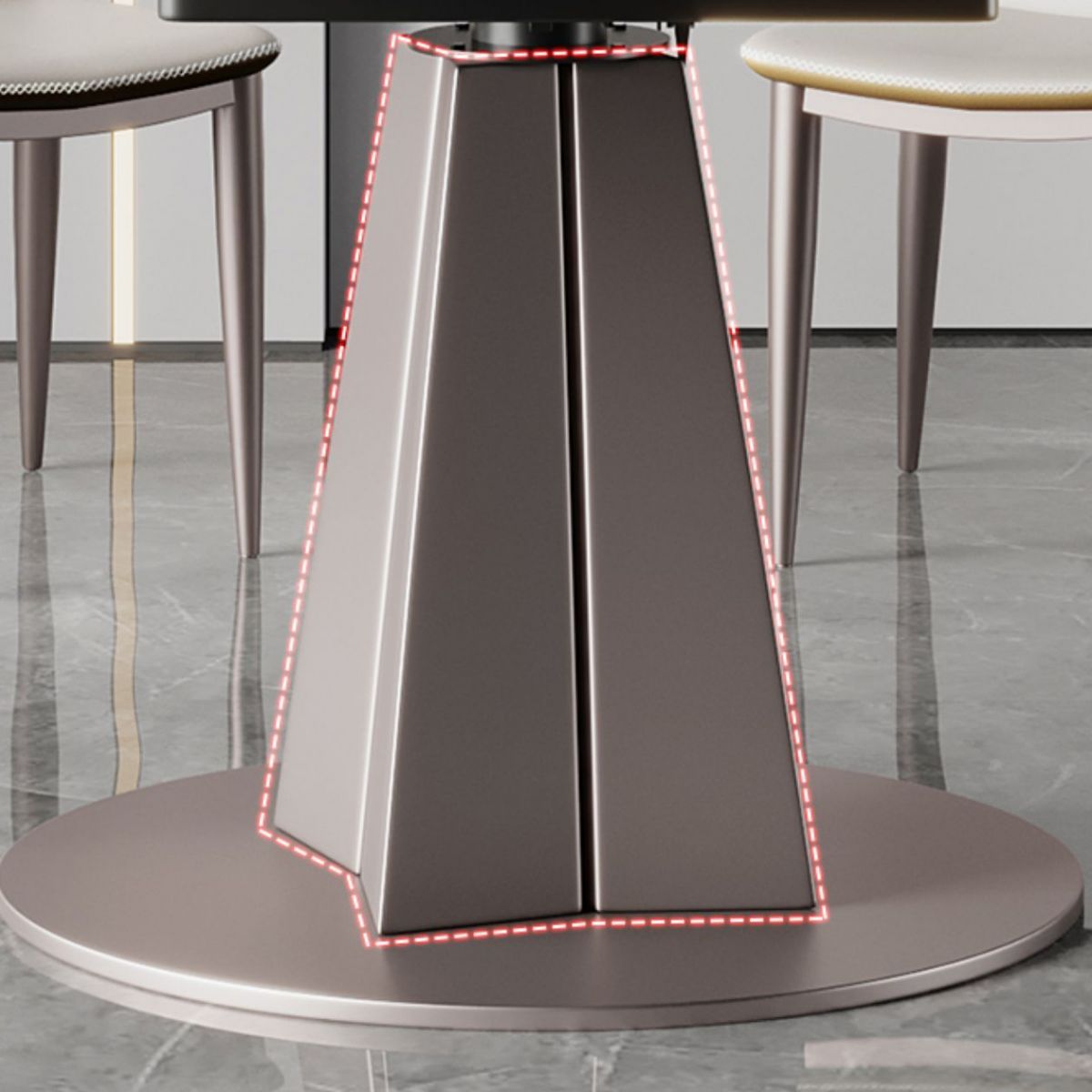 Modern 1/2/5/7 Pieces Dinette Set Round Dining Room Table Set Clearhalo 'Dining Room Sets' 'Dining Tables & Seating' 'dining_room_set' 'furn' 'furn_dining_room_set' 'Furniture' 'furniture_dining_room_set' 'Kitchen & Dining Furniture' 1200x1200_0f2087b9-7c07-4f42-b6b6-1b0a7ff47b3d