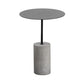 Moderner Metallrund -Top Side Table Beton -Sockel -Endtisch