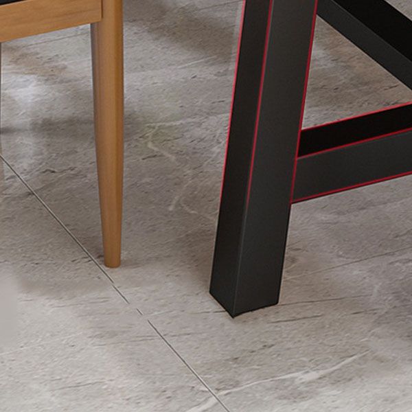 Mesa de comedor de madera de 1/7 piezas tradicional de 1/7