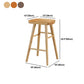 Restaurant Simple Wood Barstool Wood 4 Legs Bar Stool with Pedal Clearhalo 'Bar Furniture' 'Bar Stools' 'bar_stools' 'furn' 'furn_bar_stools' 'Furniture' 'Kitchen & Dining Furniture' 1200x1200_0f23306a-53ae-42f3-ba2b-8e10368b7d83