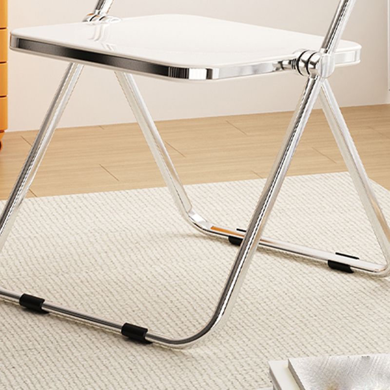 Industrial Style Folding Side Chair for Home Plastic Dining Armless Chair Clearhalo 'Dining Chairs' 'Dining Tables & Seating' 'dining_chair' 'furn' 'furn_dining_chair' 'Furniture' 'furniture_dining_chair' 'Kitchen & Dining Furniture' 1200x1200_0f2601d1-326e-4919-a537-5fe0edb43c14