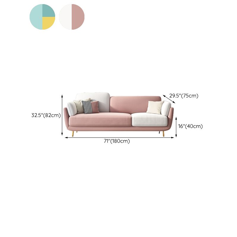 Pin de cheveux scandinave jambes canapé-coussin coussin top le bras siège pour appartement