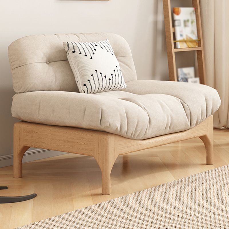 Divano standard a bracciale senza armamento trapuntato contemporaneo con copertina