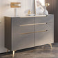 Contemporary Sideboard Cabinet Stone Sideboard Table with Drawers for Kitchen Clearhalo 'buffet_sideboard' 'Buffets & Sideboards' 'furn' 'furn_buffet_sideboard' 'Furniture' 'Kitchen & Dining Furniture' 1200x1200_0f2971cb-a33d-4a93-b113-0f65d463a1e6