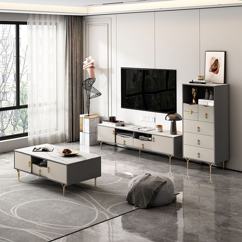 15,6-inch breedte Glam-dressoir vervaardigd houten opbergkast