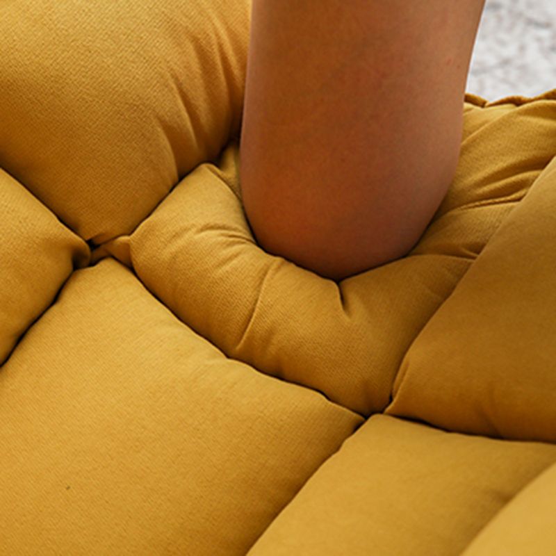 Chaise à bascule de canapé unique contemporain chaise à bascule intérieure avec coussin