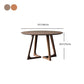 Sala de estar Mesa de comedor de madera de estilo simple Mesa de comedor redonda