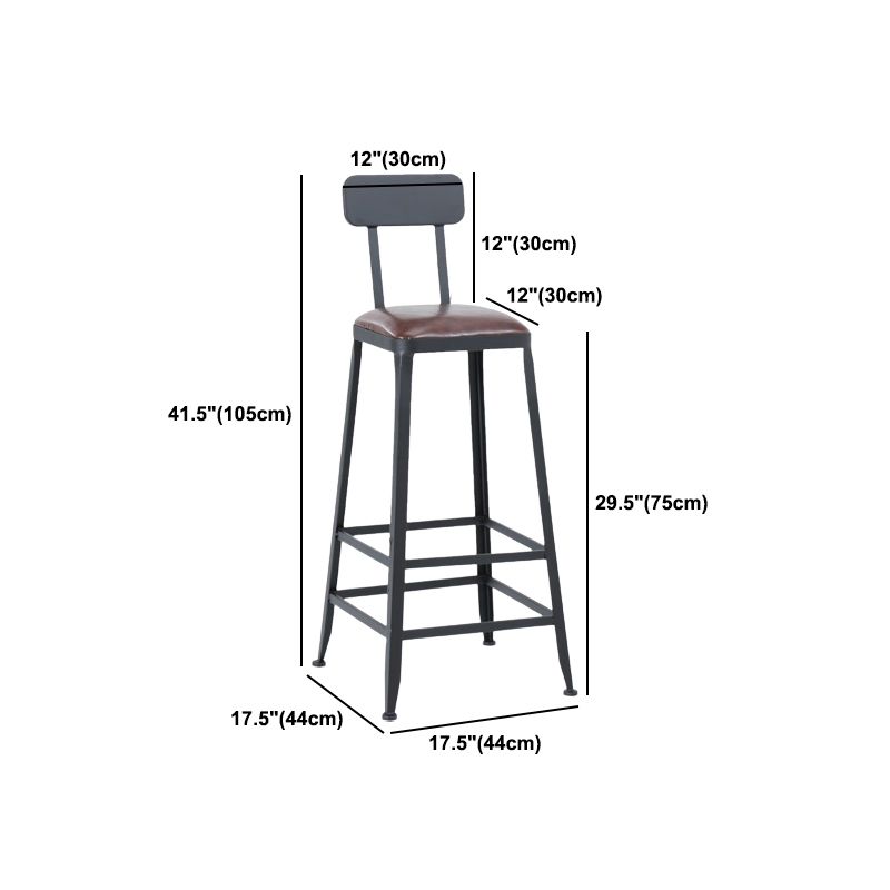 Industrial Bar Set 1/2/3/5 Pcs Metal Bar Stools and Solid Wood Top Bar Table Clearhalo 'Bar Furniture' 'furn' 'furn_home_bar_bar_sets' 'Furniture' 'Home Bars & Bar Sets' 'home_bar_bar_sets' 'Kitchen & Dining Furniture' 1200x1200_0f332d97-e99f-4881-b860-5610d094a97f