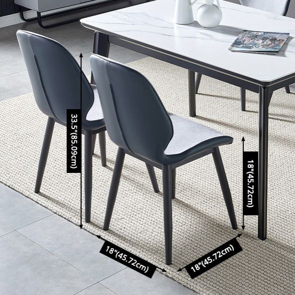 Fixed Sintered Stone Top Kitchen Table Set with 4 Legs Base Dining Furniture for Home Clearhalo 'Dining Room Sets' 'Dining Tables & Seating' 'dining_room_set' 'furn' 'furn_dining_room_set' 'Furniture' 'furniture_dining_room_set' 'Kitchen & Dining Furniture' 'kitchen&dining_furn' 'kitchen' 1200x1200_0f33c796-f317-4ad7-877f-4266392838ac