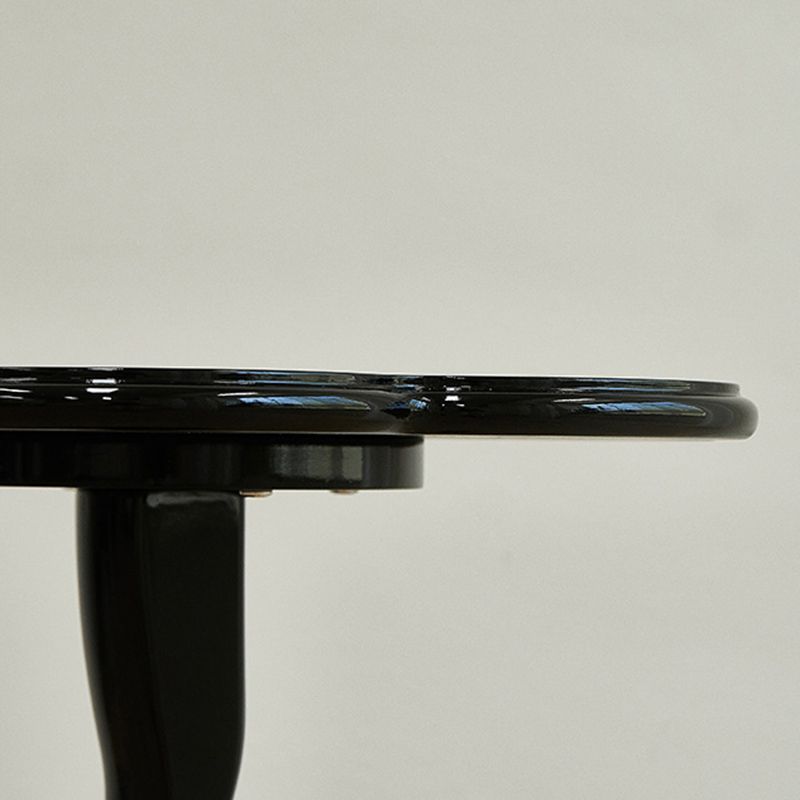 Mesa de madera de mesa lateral irregular de estilo moderno