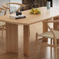 Modern 1/2/4/5 Pieces Dining Set Pine Wood Dining Table with Wooden Chairs Clearhalo 'Dining Room Sets' 'Dining Tables & Seating' 'dining_room_set' 'furn' 'furn_dining_room_set' 'Furniture' 'furniture_dining_room_set' 'Kitchen & Dining Furniture' 'kitchen&dining_furn' 'kitchen' 1200x1200_0f343ed2-efce-4c94-b21f-eec34eea5737