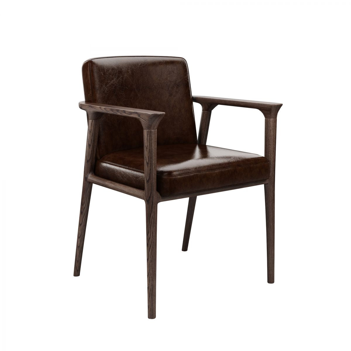 Traditional Style Ash Wood Chairs Solid Back Arm Kichen Dining Rooms Chair Clearhalo ' kitchen&dining_furn' 'Dining Chairs' 'Dining Tables & Seating' 'dining_chair' 'furn' 'furn_dining_chair' 'Furniture' 'furniture_dining_chair' 'Kitchen & Dining Furniture' 'kitchen' 1200x1200_0f34c818-afdb-420a-81a9-6c0a57cac600