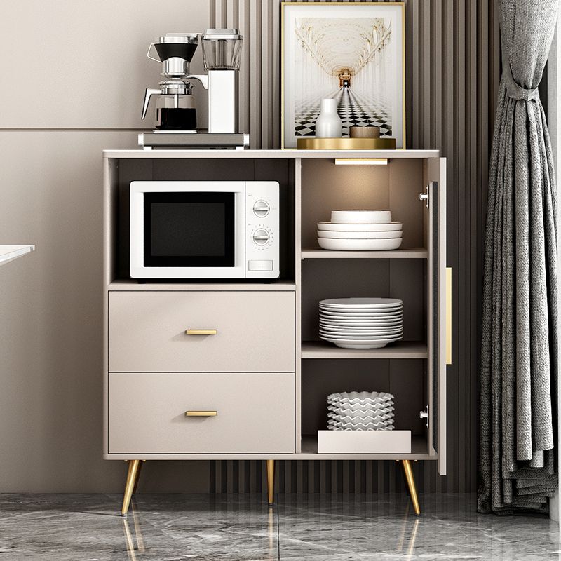 2-ladel gemanipuleerde houten bijbord glamour gestreepte glazen deuren cruerenza met stenen aanrecht