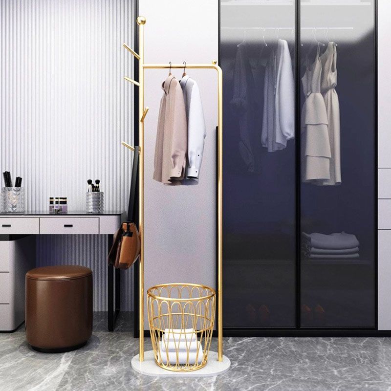 Wunderschöner Metallbezug -Rack Multi -Kleider -Haken Kleiderbügel mit Lagerung