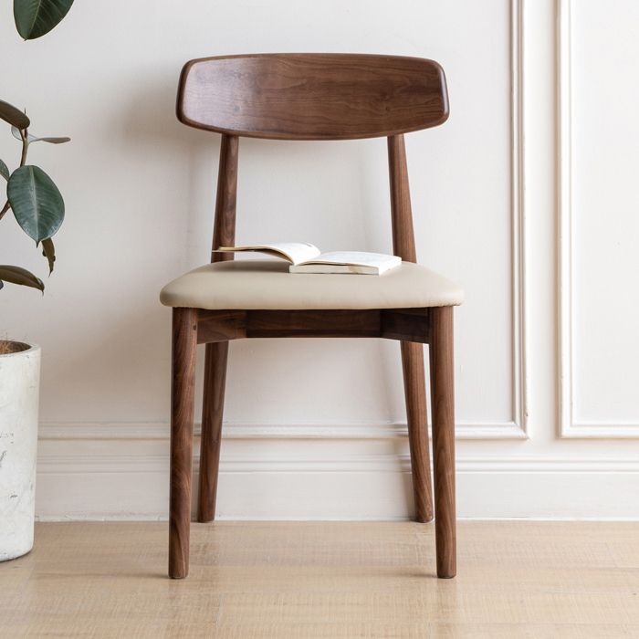 Sedie da pranzo moderne a braccia aperta in legno (set di 1/2/4/6/8)