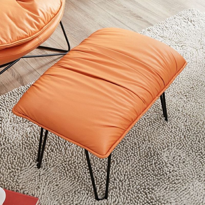 Balkon ligstoel luie schommelstoelen stof zachte gestoffeerde bankstoel