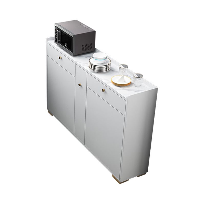 Soggiorno moderno server del server buffet e server per pranzo in legno con cassetti e archiviazione