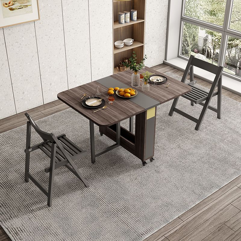 Mid-Century Modern Dining Table Pedestal Base Table for Dining Room,47.2"L x 37.5"L x 28.9"H Clearhalo ' dining_table' 'Dining Tables & Seating' 'Dining Tables' 'furn' 'furn_dining_table' 'Furniture' 'furniture_dining_table' 'Kitchen & Dining Furniture' 'kitchen&dining_furn' 'kitchen' 'kitchen_dining_table' 1200x1200_0f3bd74c-b99a-482b-8d54-30cc1c77e6e9