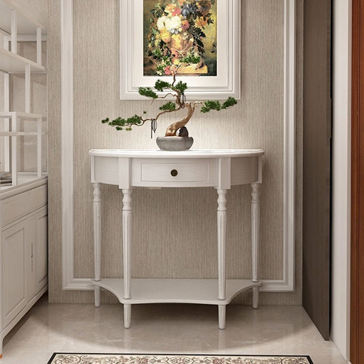 Tavolo da console moderno della metà del secolo Tavolo di accento in legno per Hall