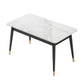 Traditional Luxury Rectangle Dining Collection 4-foot Stone Furniture Clearhalo 'Dining Tables & Seating' 'Dining Tables' 'dining_table' 'furn' 'furn_dining_table' 'Furniture' 'furniture_dining_table' 'Kitchen & Dining Furniture' 'kitchen' 'kitchen_dining_table' 1200x1200_0f45085f-9409-49ac-b8cf-475db052a38d