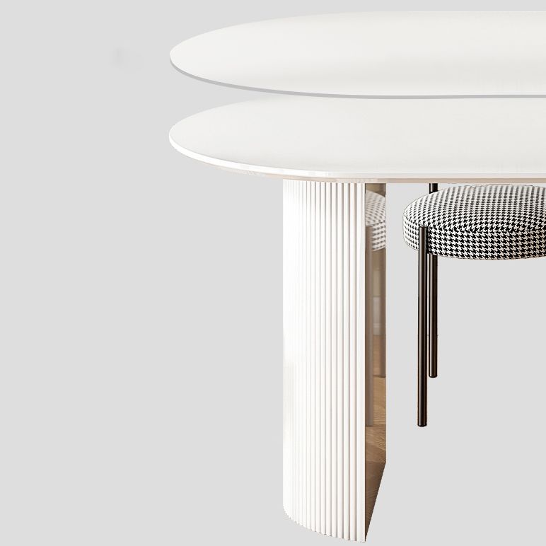 Irregular Sintered Stone Dining Table Modern Island Table with Double Pedestal Clearhalo ' dining_table' 'Dining Tables & Seating' 'Dining Tables' 'furn' 'furn_dining_table' 'Furniture' 'furniture_dining_table' 'Kitchen & Dining Furniture' 'kitchen&dining_furn' 'kitchen' 'kitchen_dining_table' 1200x1200_0f49ca6d-f851-4b90-a3f4-233da2453c7c
