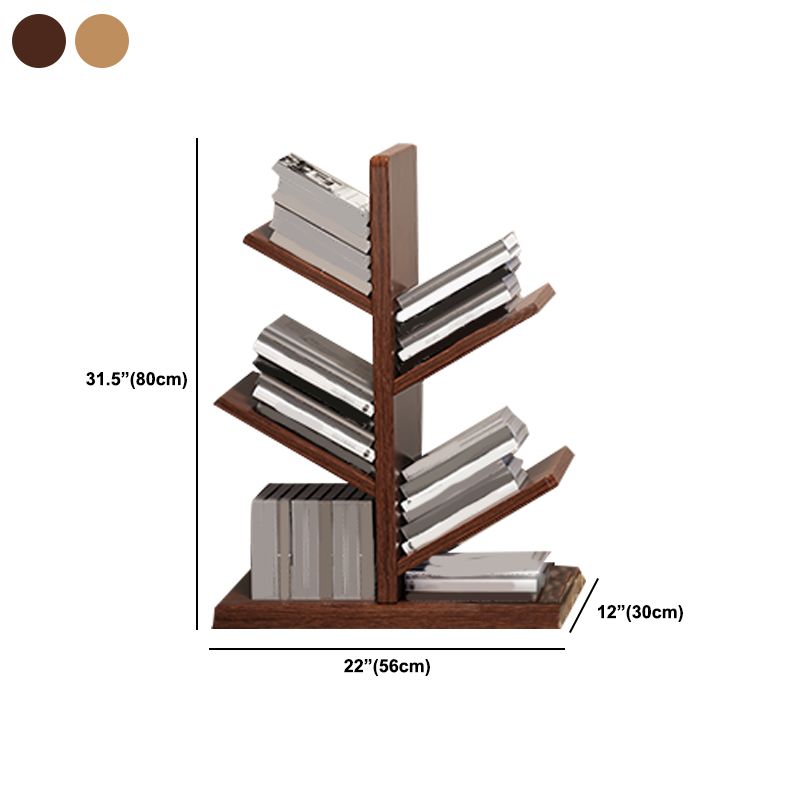 Geometric Bookshelf Modern Wooden Bookcase for Living Room 11.8" W Clearhalo 'Bookcases' 'furn' 'furn_bookcases' 'Furniture' 'Office Furniture' 1200x1200_0f4c6a5d-d89d-4eb2-941a-04e2db3dbfa7