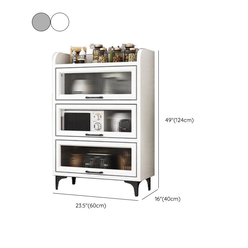 Technischer Holz Sideboard Küche Sideboard mit offener Lagerung