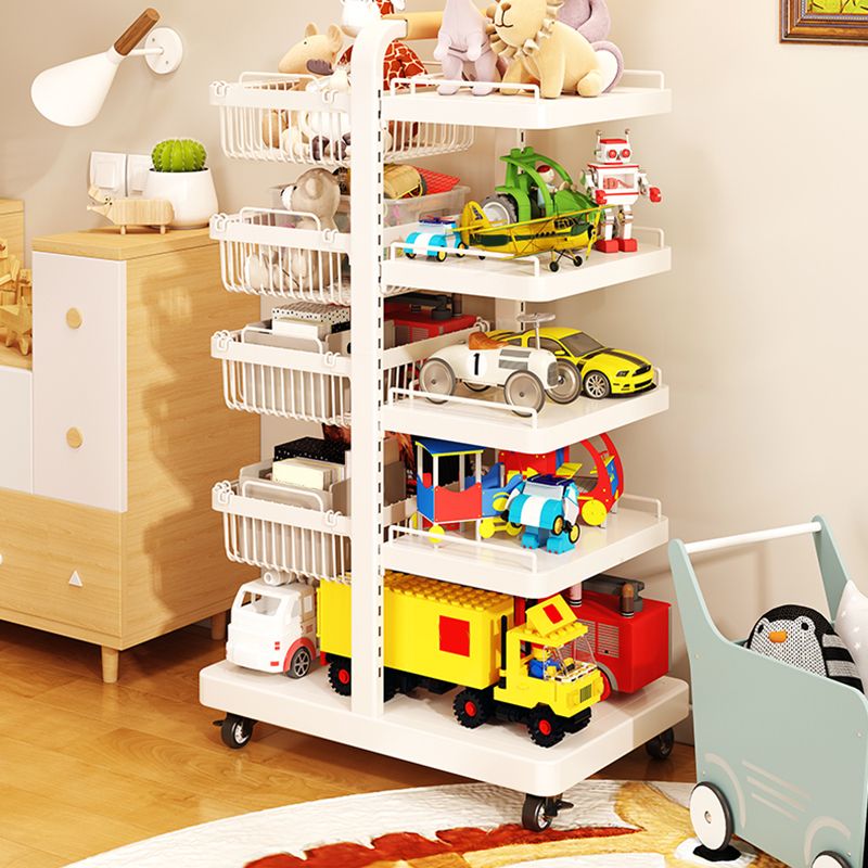 Libreria di libreria aperta contemporanea libreria verticale in metallo per ufficio