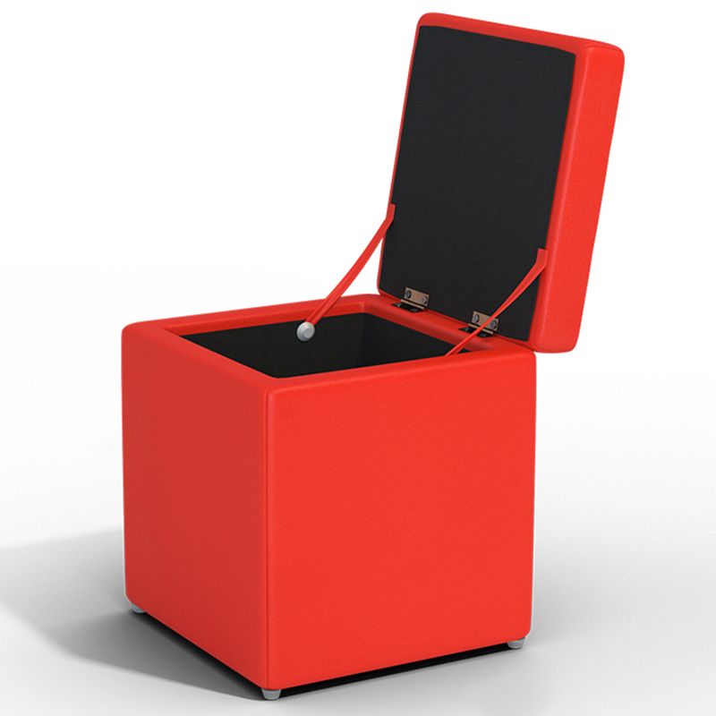 Tufted Mildew Resistant Ottoman Faux Leather Square Mid-Century Modern Cube Ottoman Clearhalo 'furn' 'furn_ottomans_poufs' 'Furniture' 'Living Room Furniture' 'Ottomans & Poufs' 'ottomans_poufs' 1200x1200_0f505c91-4f9c-459b-97d7-1f604c701558