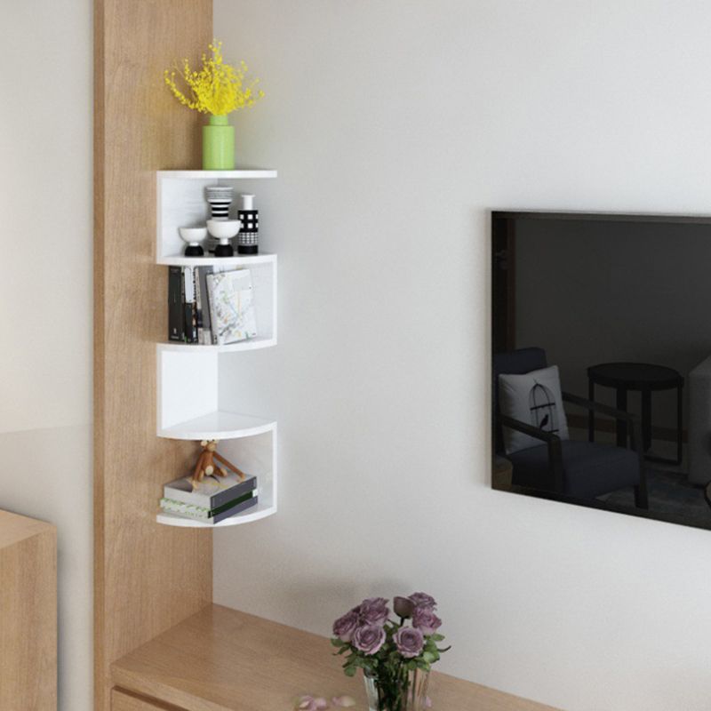 Contemporary Wall Mounted Bookcase Engineered Wood Bookshelf for Home Office Clearhalo 'Bookcases' 'Furniture' 'furniture_bookcases' 'Office Furniture' 1200x1200_0f517f73-e415-431b-8b12-00990dd7c70f