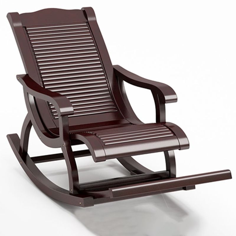 Mid-Century Modern Recliner Chair Solid Wood Recliner Chair for Living Room Clearhalo 'Chairs & Seating' 'furn' 'furn_rocking_chairs' 'Furniture' 'Living Room Furniture' 'Rocking Chairs' 'rocking_chairs' 1200x1200_0f532cf6-9d63-4ae4-a6c9-548b5ce8c541