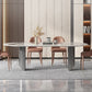 Sintered Stone Dining Table Modern Table in White with Grey Double Pedestal Clearhalo ' dining_table' 'Dining Tables & Seating' 'Dining Tables' 'furn' 'furn_dining_table' 'Furniture' 'furniture_dining_table' 'Kitchen & Dining Furniture' 'kitchen&dining_furn' 'kitchen' 'kitchen_dining_table' 1200x1200_0f538321-d768-44cd-a056-4fca28dfb1da