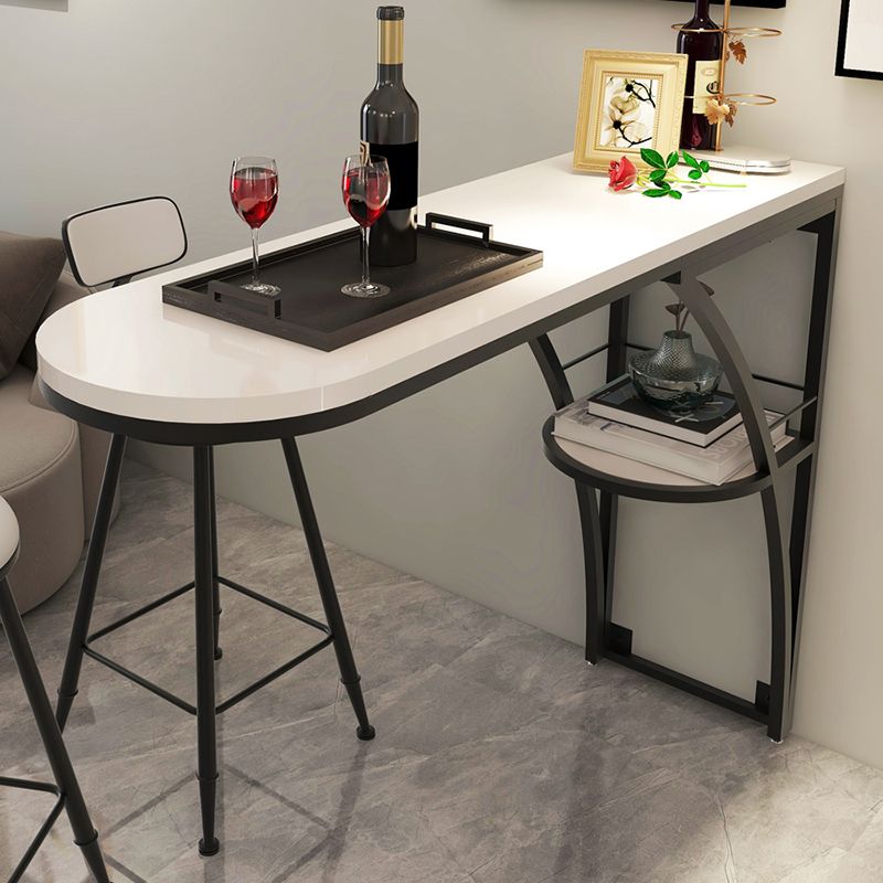 Modern Rectangle Wood Counter Table 1/3 Pieces Bar Table Set for Living Room Clearhalo 'Bar Furniture' 'furn' 'furn_home_bar_bar_sets' 'Furniture' 'Home Bars & Bar Sets' 'home_bar_bar_sets' 'Kitchen & Dining Furniture' 1200x1200_0f5500a9-d57b-4a2f-bfcb-368f77d6d2e7