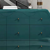 Classic Storage Chest Glam Storage Chest Dresser with 9 Drawers , 15.6 Inch Width