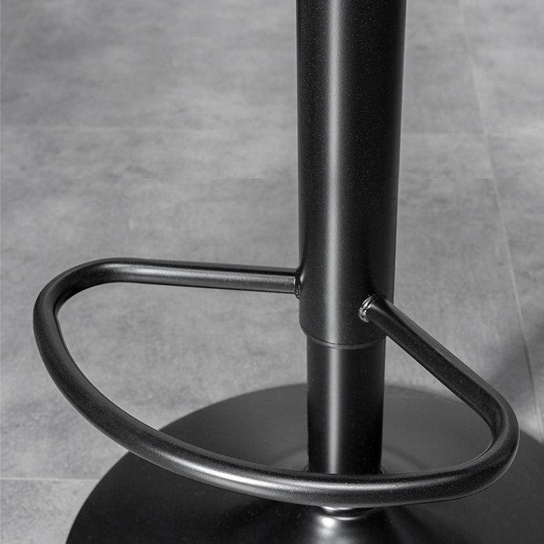 Rotation and Lifting Barstool Industrial Style Leather Seats Bar Stool for Bar Counter Clearhalo 'Bar Furniture' 'Bar Stools' 'bar_stools' 'furniture_bar_stools' 'Kitchen & Dining Furniture' 'kitchen&dining_furn' 'kitchen' 'kitchen_furn' Furniture' 1200x1200_0f596708-c2b7-4bba-965d-5d21f746618f