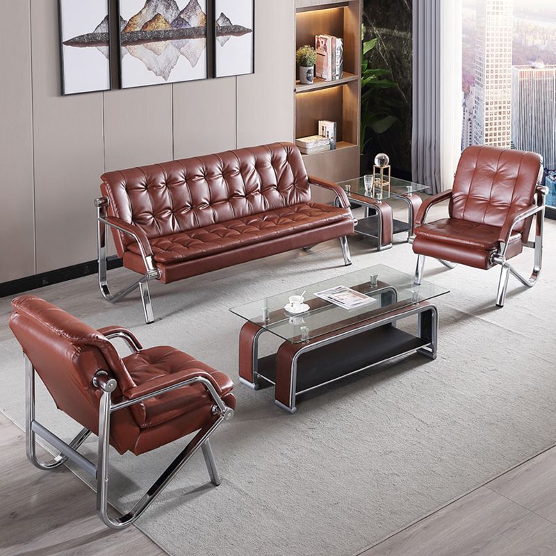 Stainless Steel Classic Industrial Tufted Split-Back Sofa 35.43"High Tuxedo Arm Sofa Clearhalo 'furn' 'furn_sofas' 'Furniture' 'furniture_sofas' 'kitchen' 'kitchen_sofas' 'Living Room Furniture' 'Sofa' 'sofas' 1200x1200_0f5bca0e-9977-422b-9fb8-76c6031b006b