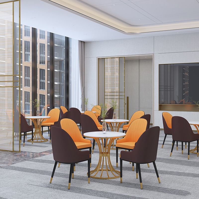 Glam 1/2/3/4/5 Pieces Dining Set Sintered Stone Dining Table Set for Dining Areas Clearhalo 'Dining Room Sets' 'Dining Tables & Seating' 'dining_room_set' 'furn' 'furn_dining_room_set' 'Furniture' 'furniture_dining_room_set' 'Kitchen & Dining Furniture' 1200x1200_0f5c9b34-7def-4a2a-ae59-0b9459bd1871