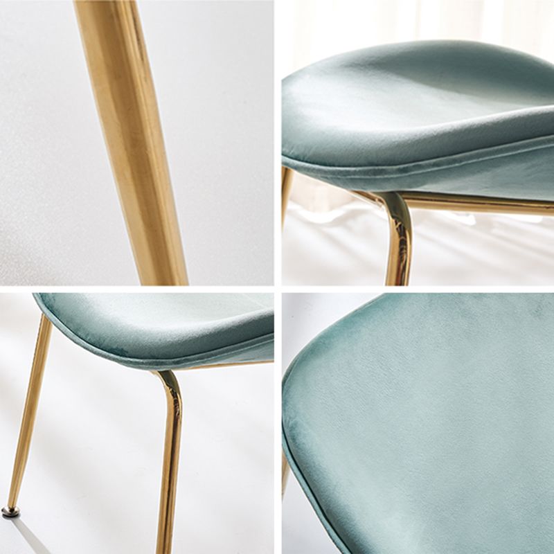 Flannel Scandinavian Bedroom Side Chair Parsons Matte Finish Dining Chair with Gold Legs Clearhalo ' kitchen&dining_furn' 'Dining Chairs' 'Dining Tables & Seating' 'dining_chair' 'furn' 'furn_dining_chair' 'Furniture' 'furniture_dining_chair' 'Kitchen & Dining Furniture' 'kitchen' 1200x1200_0f5ebaf5-70b2-4266-94b4-62f60c9152bb