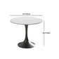 Modern Round Dining Table Set 1/2/3/4/5 Pcs Sintered Stone Dining Table and Chairs