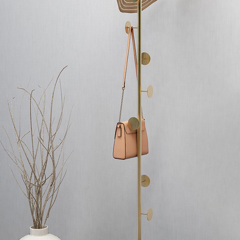 Gorgeous Free Standing Coat Rack Coat Hooks Metal Coat Rack with Storage Clearhalo 'Entry & Mudroom Furniture' 'furn' 'furn_hall_tree_coat_racks' 'Furniture' 'Hall Trees & Coat Racks' 'hall_tree_coat_racks' 1200x1200_0f628db8-18c5-4034-b6a9-9a460f03968c