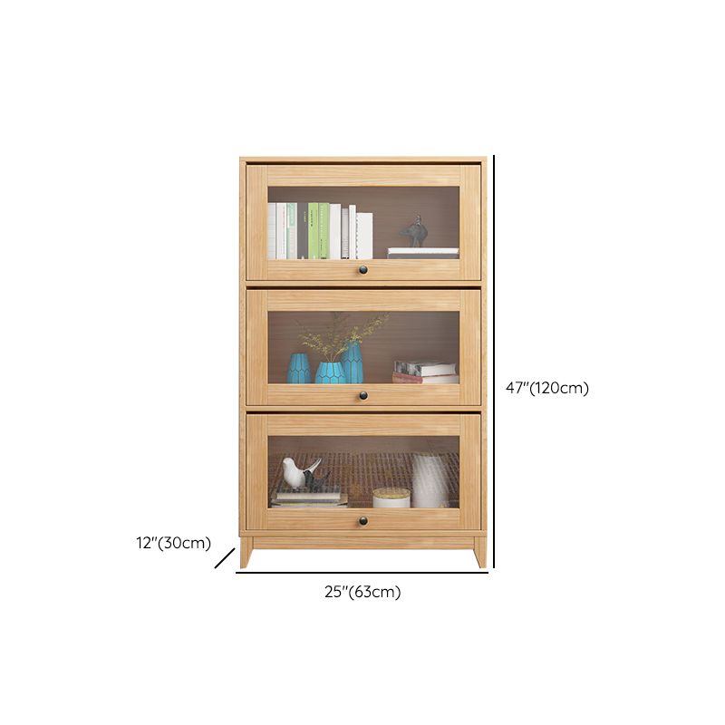 Scandinavian Style Closed Back Bookshelf Standard Wooden Bookcase Clearhalo 'Bookcases' 'furn' 'furn_bookcases' 'Furniture' 'Office Furniture' 1200x1200_0f64d8ff-957f-4173-aa8a-933d8c0aedd9