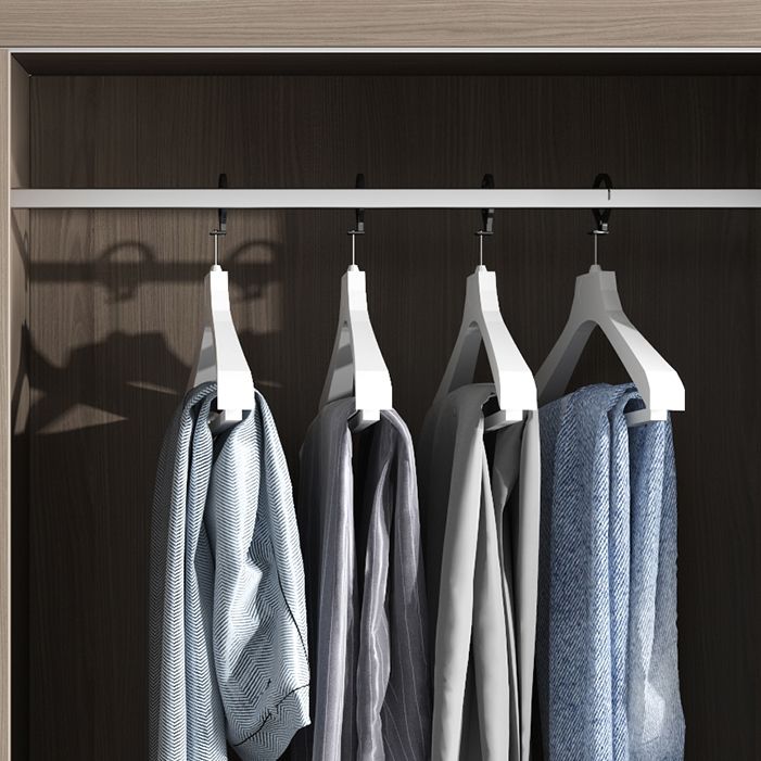 Engineered Wood Wardrobe Armoire With Shelves Modern Wardrobe Closet Clearhalo 'Armoires & Wardrobes' 'armoires_wardrobes' 'Bedroom Furniture' 'furn' 'furn_armoires_wardrobes' 'Furniture' 1200x1200_0f6808e4-0e5f-4af7-9082-9f5ae6083ca3