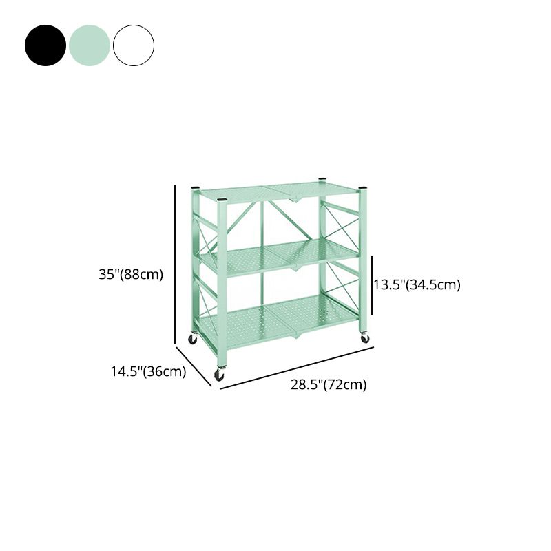 Industrial Geometric Bookcase Metal Open Back Bookcase with Wheels Clearhalo 'Bookcases' 'furn' 'furn_bookcases' 'Furniture' 'furniture_bookcases' 'Office Furniture' 1200x1200_0f699475-2582-462b-af1f-63bf9f177764