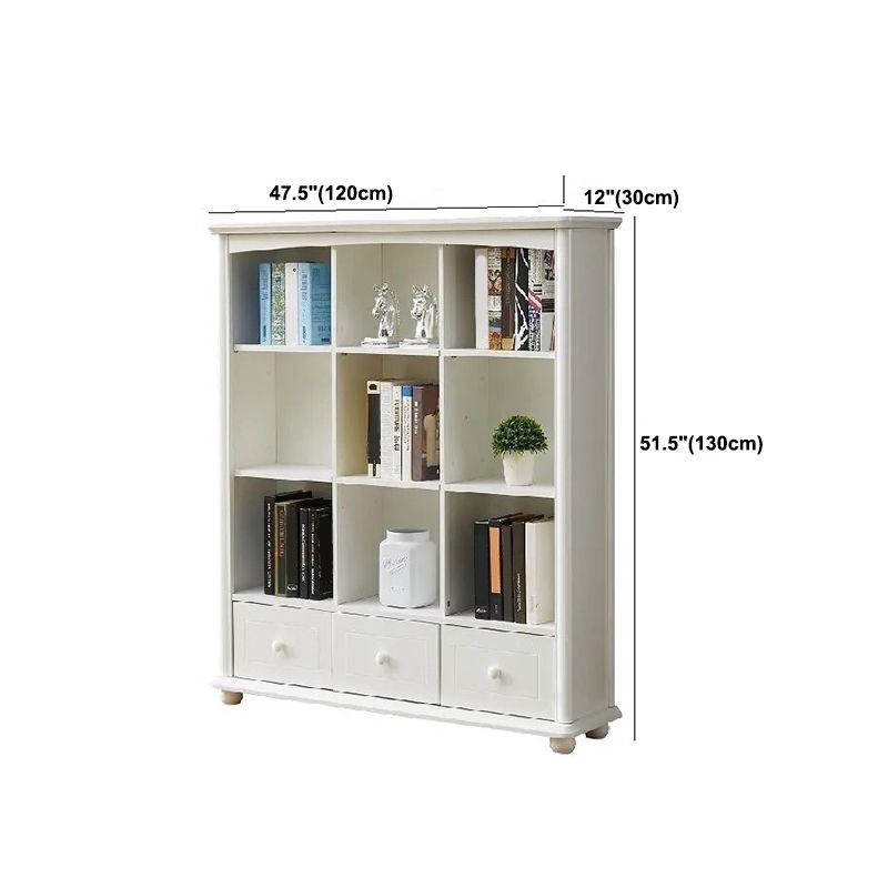 Scandinavian Wood Bookshelf Home Office Closed Back Bookcase Clearhalo 'Bookcases' 'furn' 'furn_bookcases' 'Furniture' 'Office Furniture' 1200x1200_0f69dad8-20b1-494a-8dec-7e9230fdbe0f