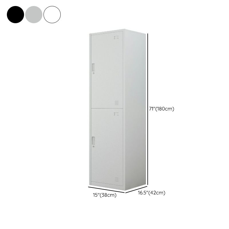 Industrial Steel Wardrobe Closet Hinged Storage Cabinet with Lock