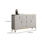 Contemporary Glam Combo Dresser Horizontal Storage Chest Dresser for Home Office Clearhalo 'Bedroom Furniture' 'Dressers & Chests' 'dressers_chests' 'furn' 'furn_dressers_chests' 'Furniture' 1200x1200_0f6c0b56-373d-4b2a-b89a-e9a33b61b3cb