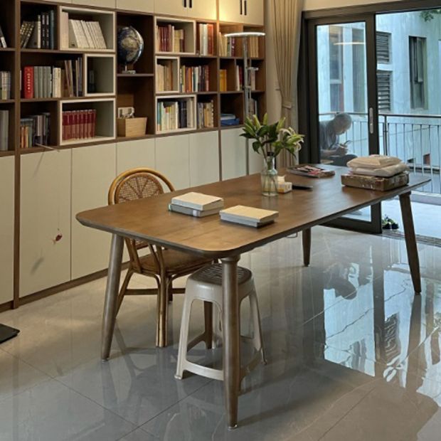 Rectangle Shape Wood Color Table Solid Wood Table Simplicity with 4 Legs Clearhalo ' dining_table' 'Dining Tables & Seating' 'Dining Tables' 'furn' 'furn_dining_table' 'Furniture' 'furniture_dining_table' 'Kitchen & Dining Furniture' 'kitchen&dining_furn' 'kitchen' 'kitchen_dining_table' 1200x1200_0f6e01d3-ab53-44b9-9ca6-20231644e986