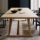 Modern Solid Wood Table for Restaurant Rectangle Dining Table with Trestle Base Clearhalo 'Dining Tables & Seating' 'Dining Tables' 'dining_table' 'furn' 'furn_dining_table' 'Furniture' 'furniture_dining_table' 'Kitchen & Dining Furniture' 'kitchen' 'kitchen_dining_table' 1200x1200_0f6efc7e-15d1-4380-b5e6-90dea315abb3